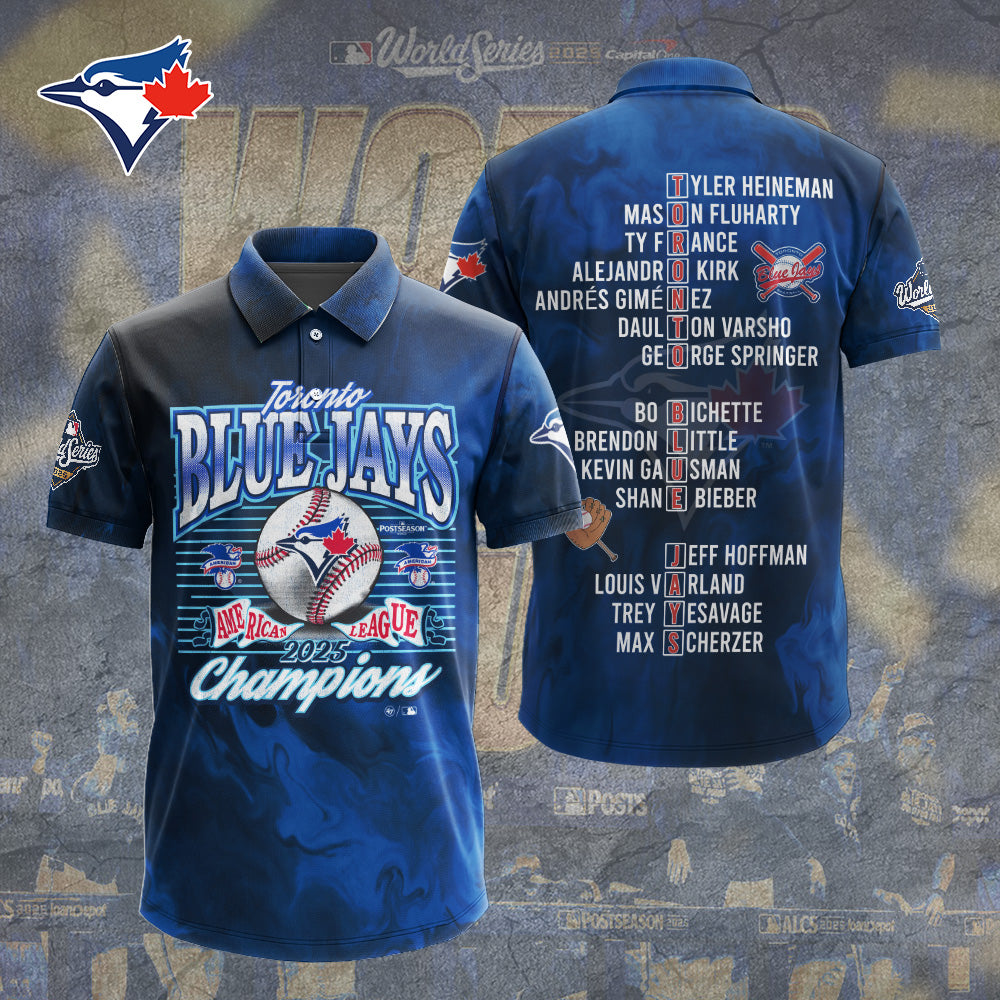 Toronto Blue Jays WinCraft 2025 American League Champions 3D Apparel – TANTN18585