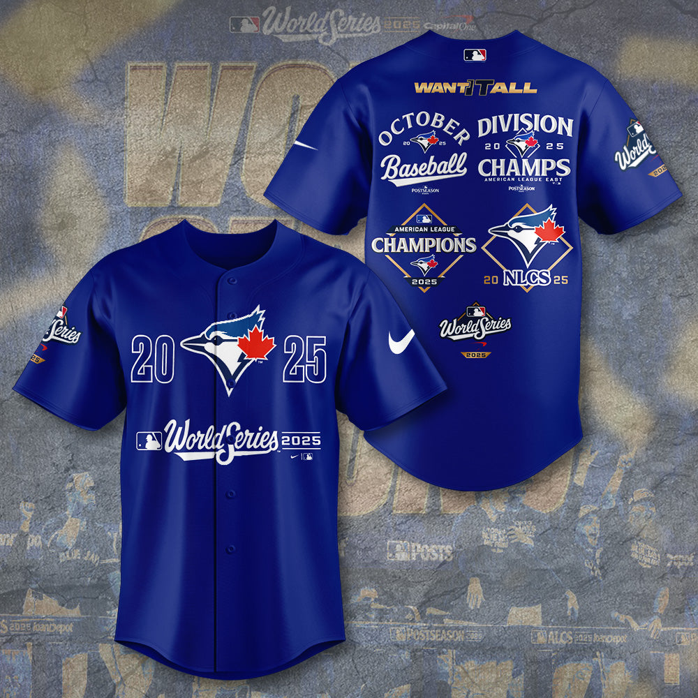 Toronto Blue Jays 2025 American League Champions Baseball Jersey – TANTN17695