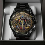 Transformers 20th Anniversary Black Stainless Steel Watch – TANTN25631