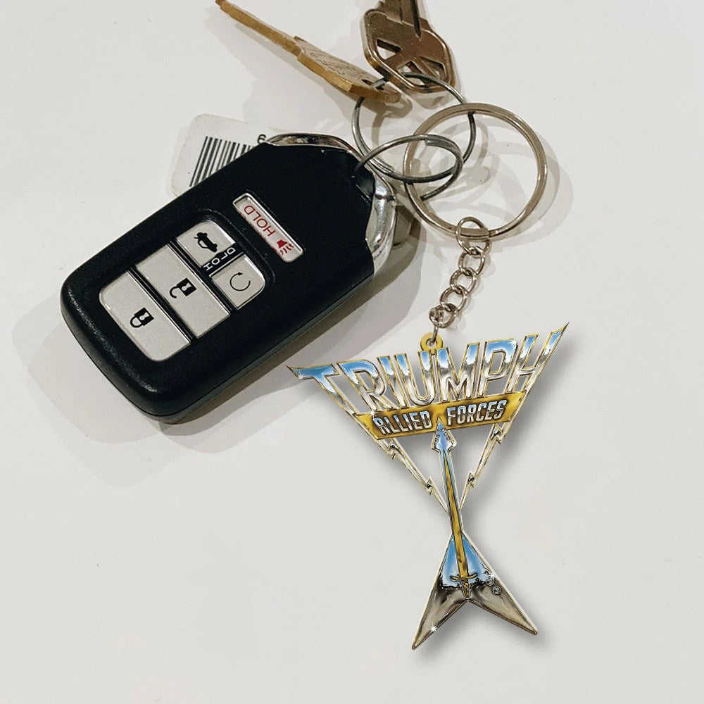 Triumph Band Custom Shape 2-sided Keychain – TANTN25403