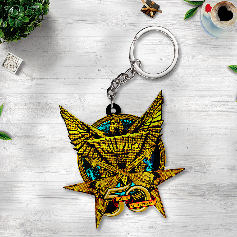 Triumph Band Custom Shape 2-sided Keychain – GNE4788