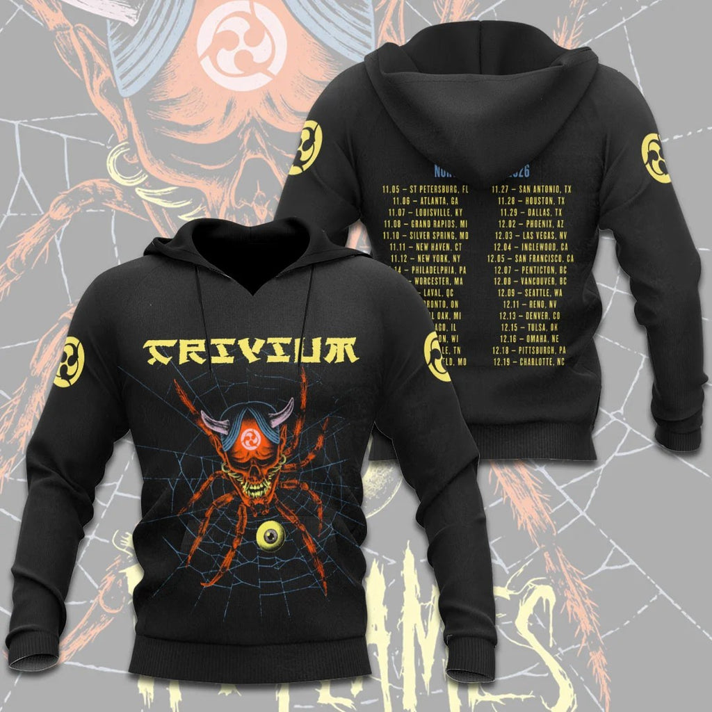 Trivium Tour 2026 3D Apparel – TANTN24959
