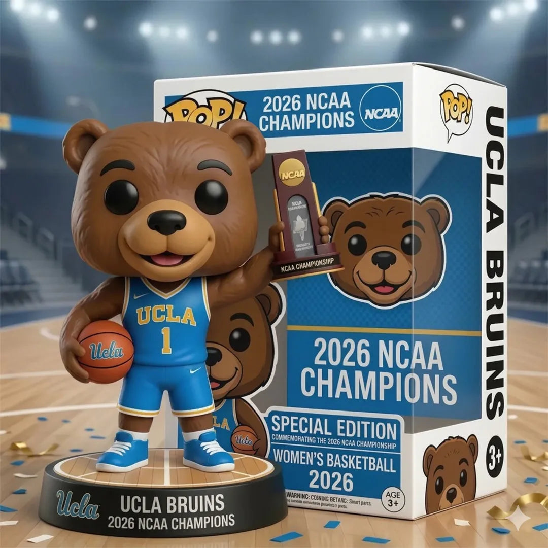 UCLA Bruins 2026 NCAA Women's Basketball National Champions 3D Collectible Vinyl Figure – TMTHU4923