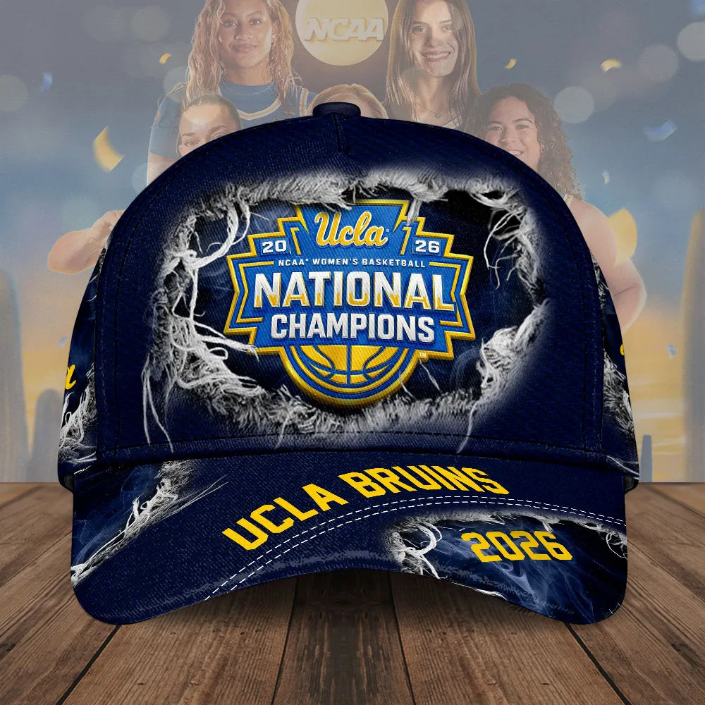 UCLA Bruins 2026 NCAA Women's Basketball National Champions Classic Cap – TMTHU4877