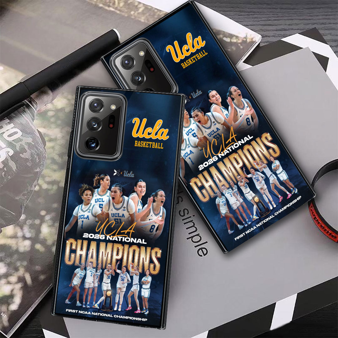 UCLA Bruins 2026 NCAA Women's Basketball National Champions Phone Case – TMTHU4876