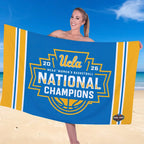 UCLA Bruins 2026 Women's Basketball National Champions Rectangle Beach Towel – TANTN22086