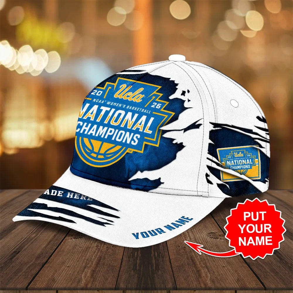 Personalized UCLA Bruins 2026 Women's Basketball National Champions Classic Cap – TANTN22111