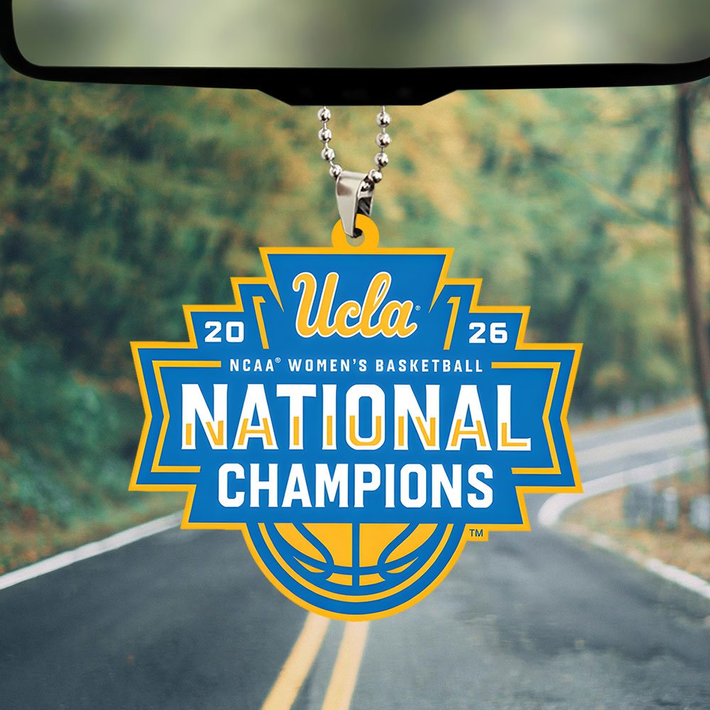 UCLA Bruins 2026 Women's Basketball National Champions Custom shape 2-sided Acrylic Car Ornament – TANTN22087