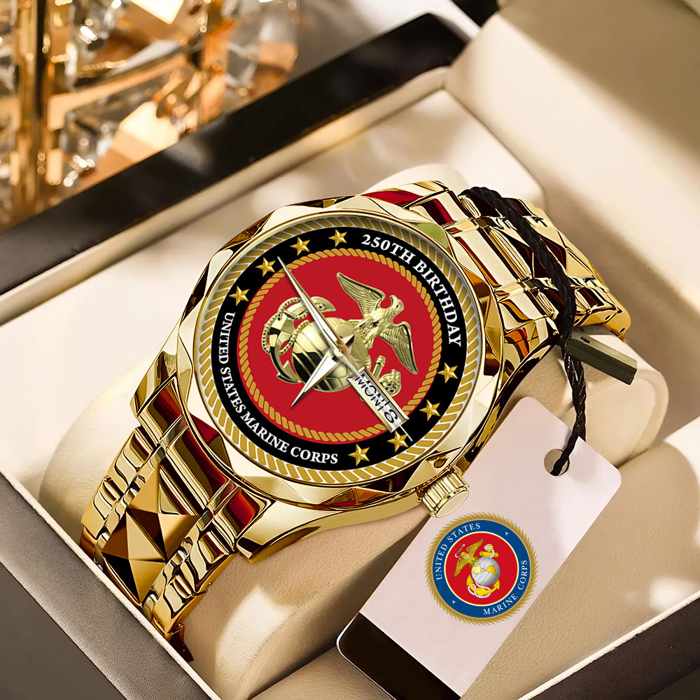 US Marine Corps Alloy Luxury Quartz Watch – MAITM 12188