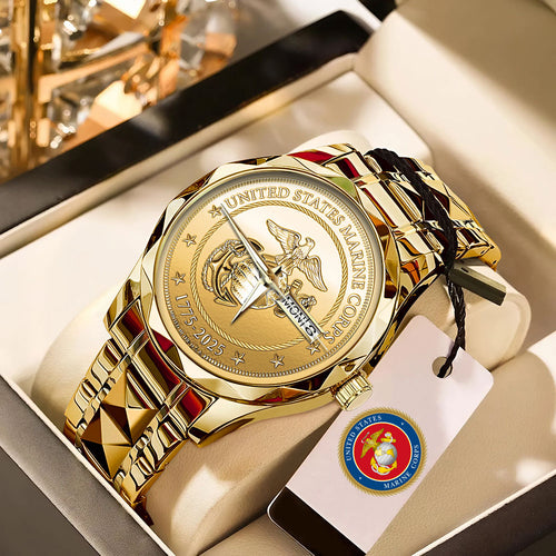 US Marine Corps Alloy Luxury Quartz Watch – MAITM 12191