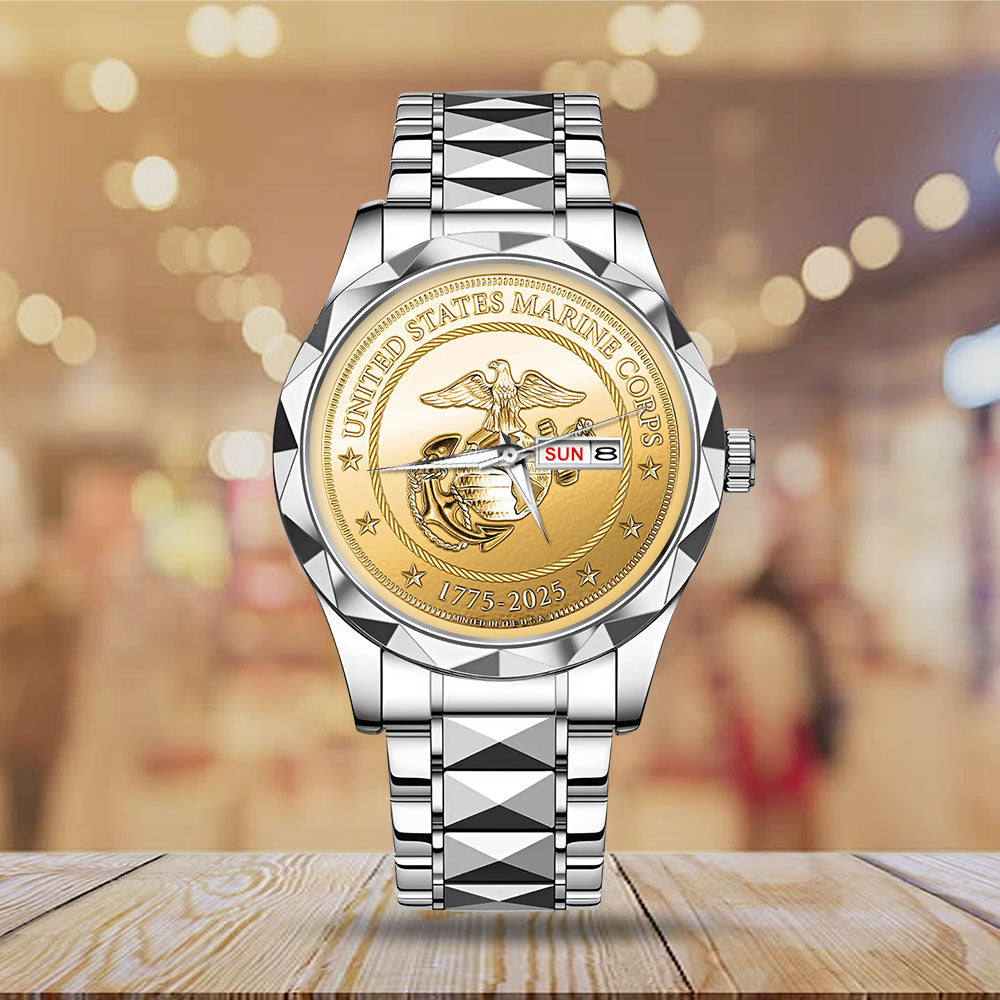 US Marine Corps Alloy Luxury Quartz Watch – MAITM 12191