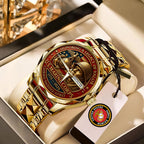 US Marine Corps Alloy Luxury Quartz Watch – MAITM 12529