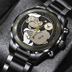 US Navy Black Stainless Steel Watch – TMTHU1003
