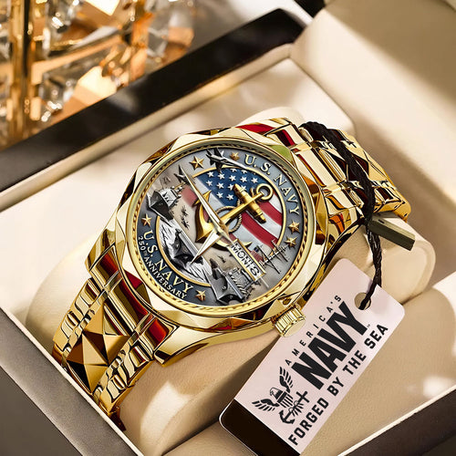 US Navy Alloy Luxury Quartz Watch – MAITM 12108