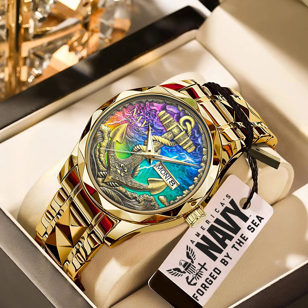 US Navy Alloy Luxury Quartz Watch – MAITM12720