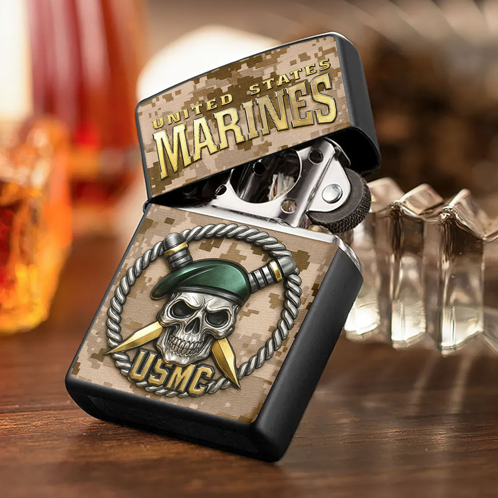 US Marine Corps Zippo Lighter Case (No Insert) – TMTHU1007