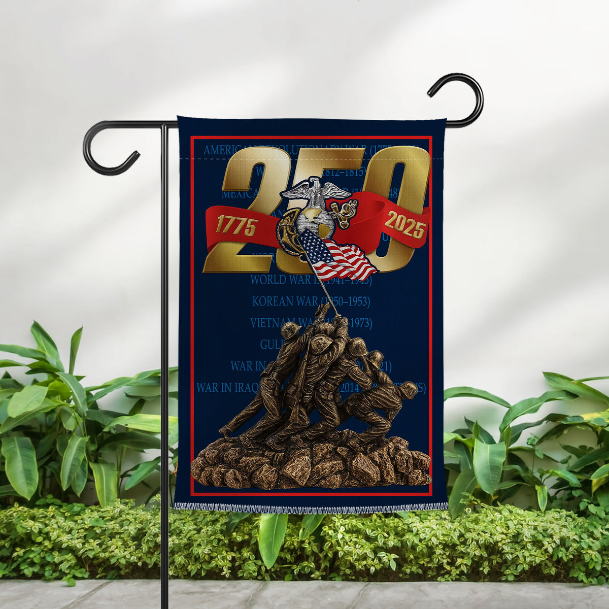 US Marine Corps 250th Anniversary 2025 Double-side Garden Flag – TMTHU728