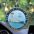 USS Essex (LHD-2) Custom Shape 2-sided Acrylic Car Ornament – HOATT13212