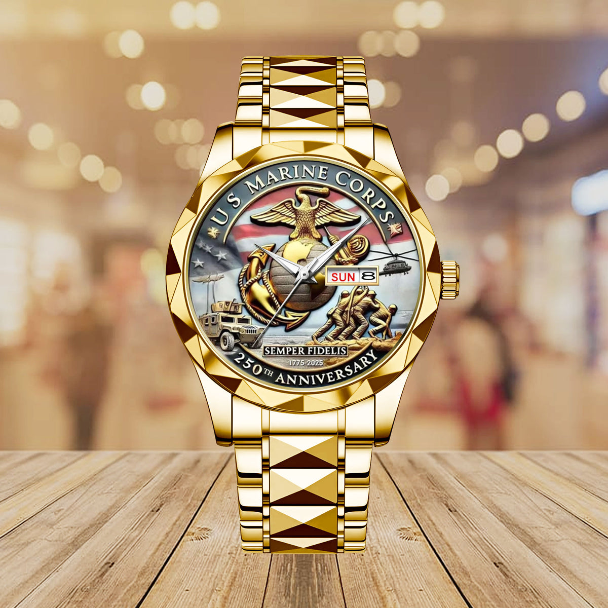 US Marine Corps Alloy Luxury Quartz Watch – MAITM 12110