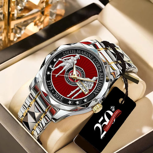 US Marine Corps Alloy Luxury Quartz Watch – TANTN 14627