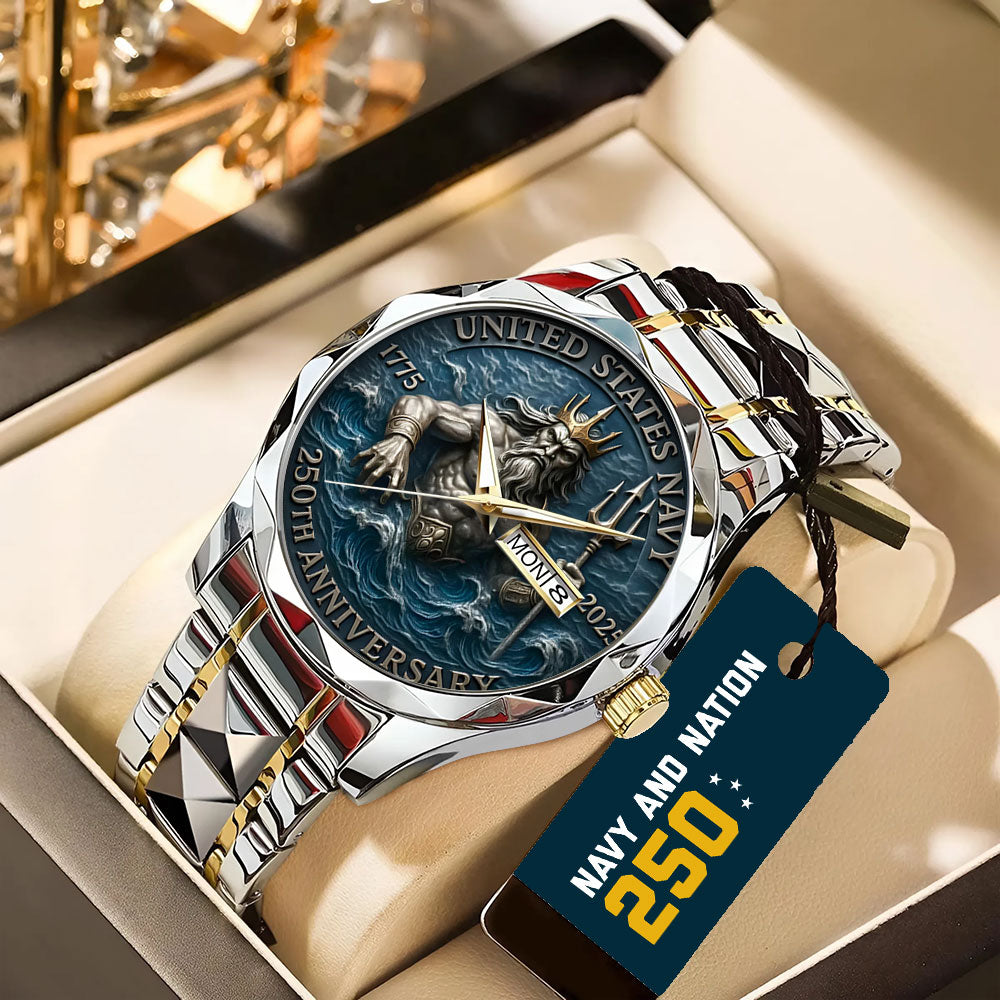 US Navy Alloy Luxury Quartz Watch – TANTN 14633
