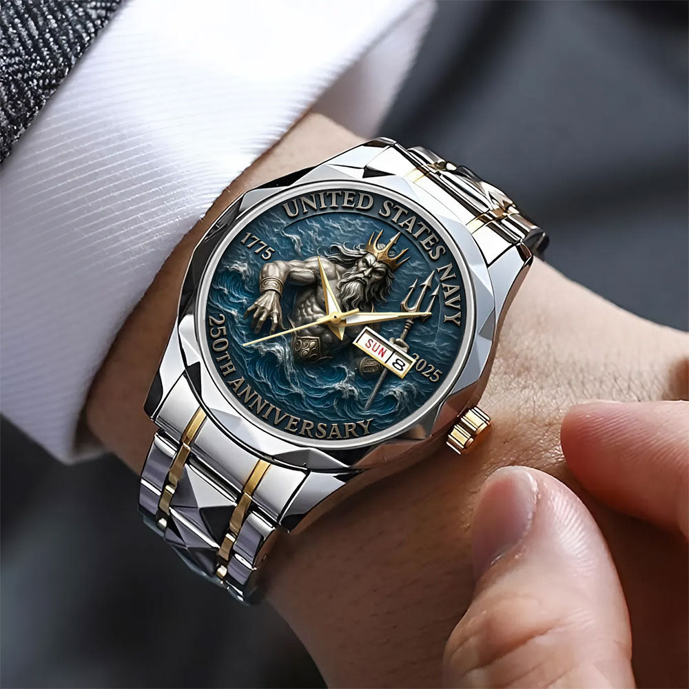 US Navy Alloy Luxury Quartz Watch – TANTN 14633