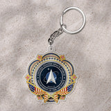 US Space Force Custom Shape 1-sided Keychain – HOATT12509.6