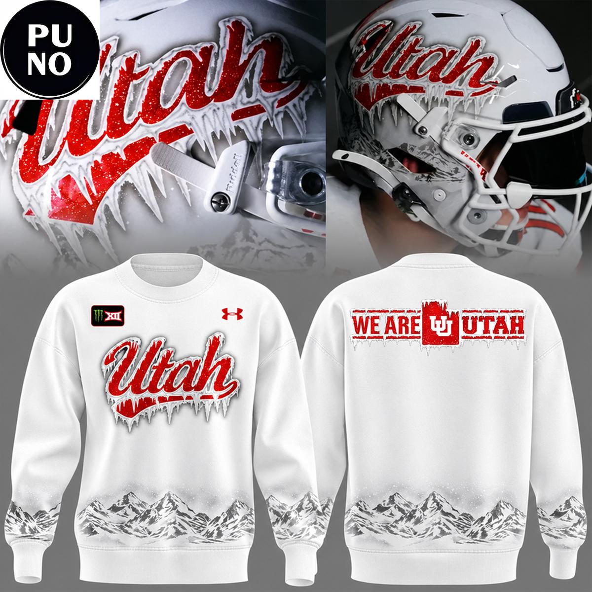 Utah Utes Football Ice Cold White Out 2026 Hoodie T-Shirt