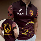 Brisbane Broncos Zip Polo Shirt – VANDH5053