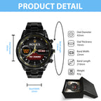 Washington Commanders x Rolex Black Stainless Steel Watch – MAITM13224