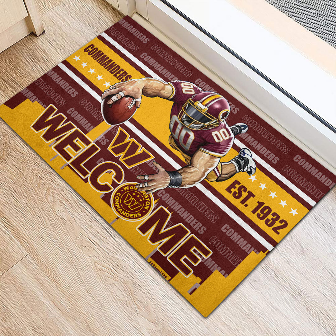 Washington Commanders Custom Doormat – HOATT12860