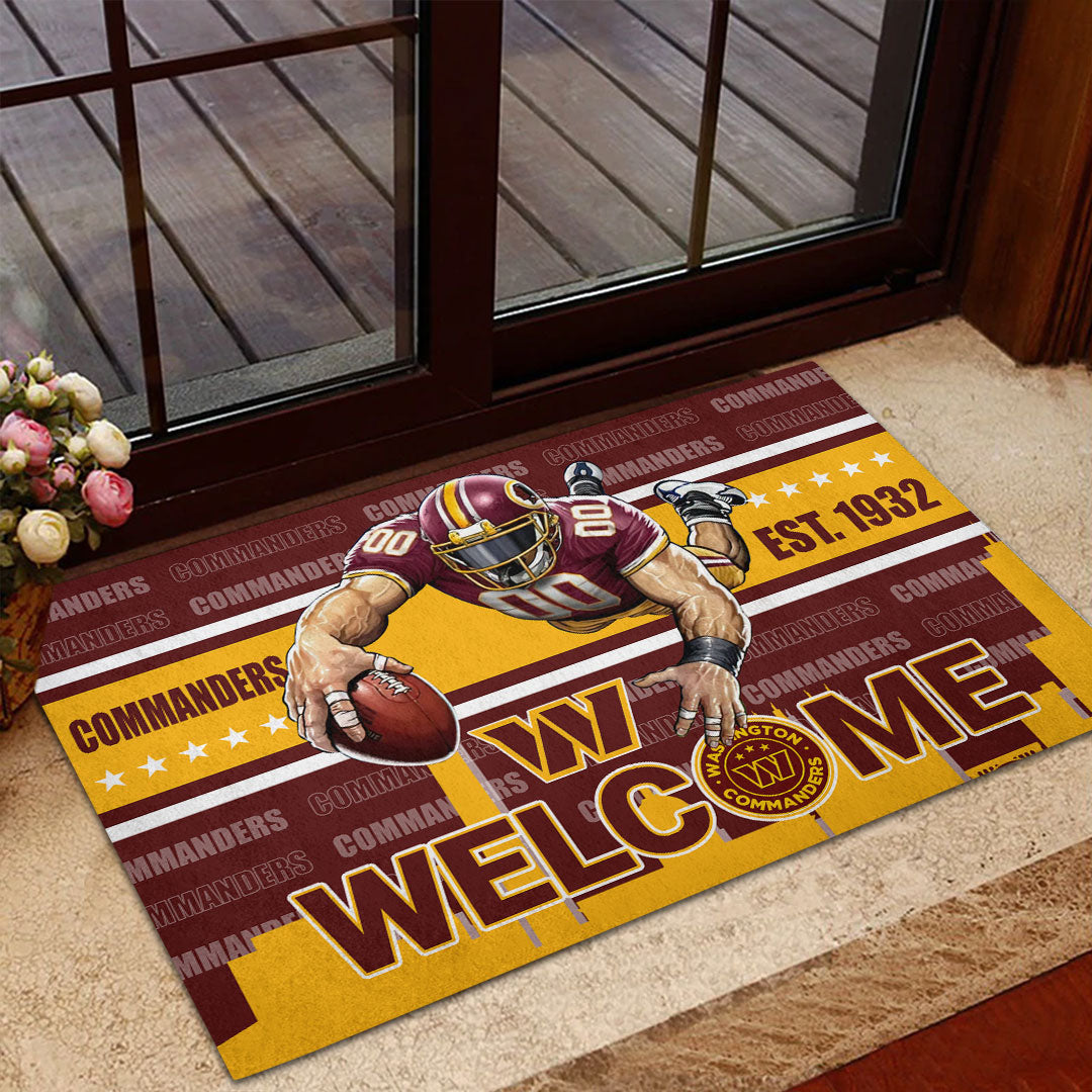 Washington Commanders Custom Doormat – HOATT12860