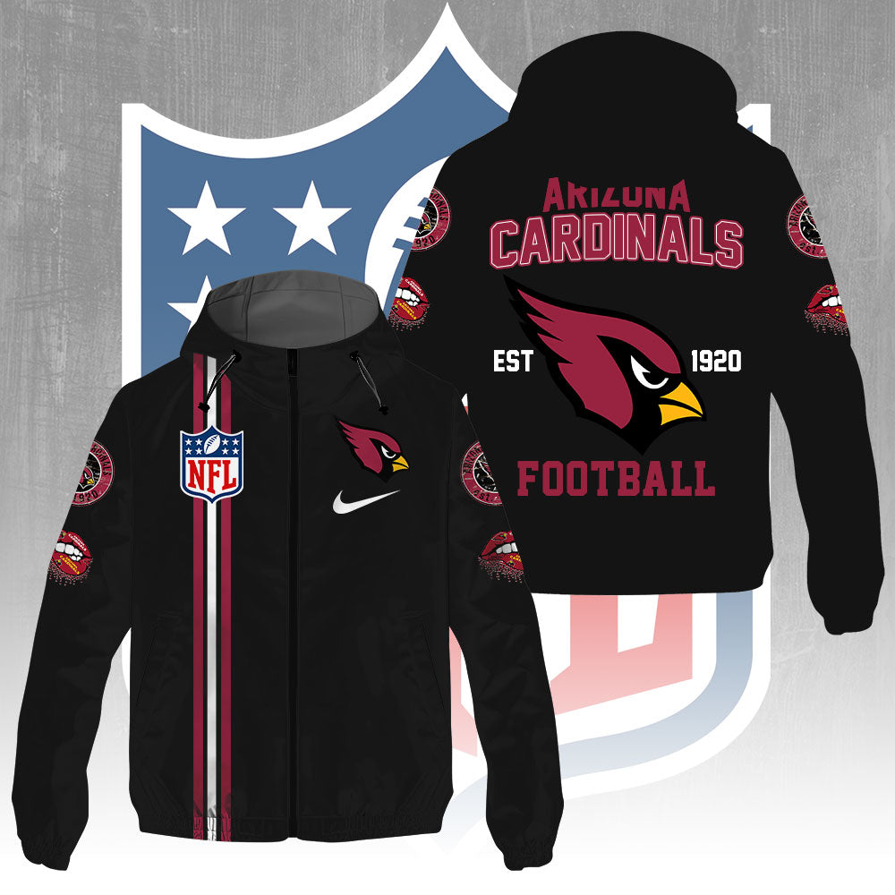 Arizona Cardinals 3D Windbreaker Jacket – GNE4278