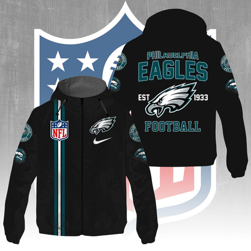 Philadelphia Eagles 3D Windbreaker Jacket – GNE4300