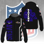 Baltimore Ravens 3D Windbreaker Jacket – GNE4347