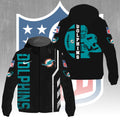 Miami Dolphins 3D Windbreaker Jacket – GNE4369