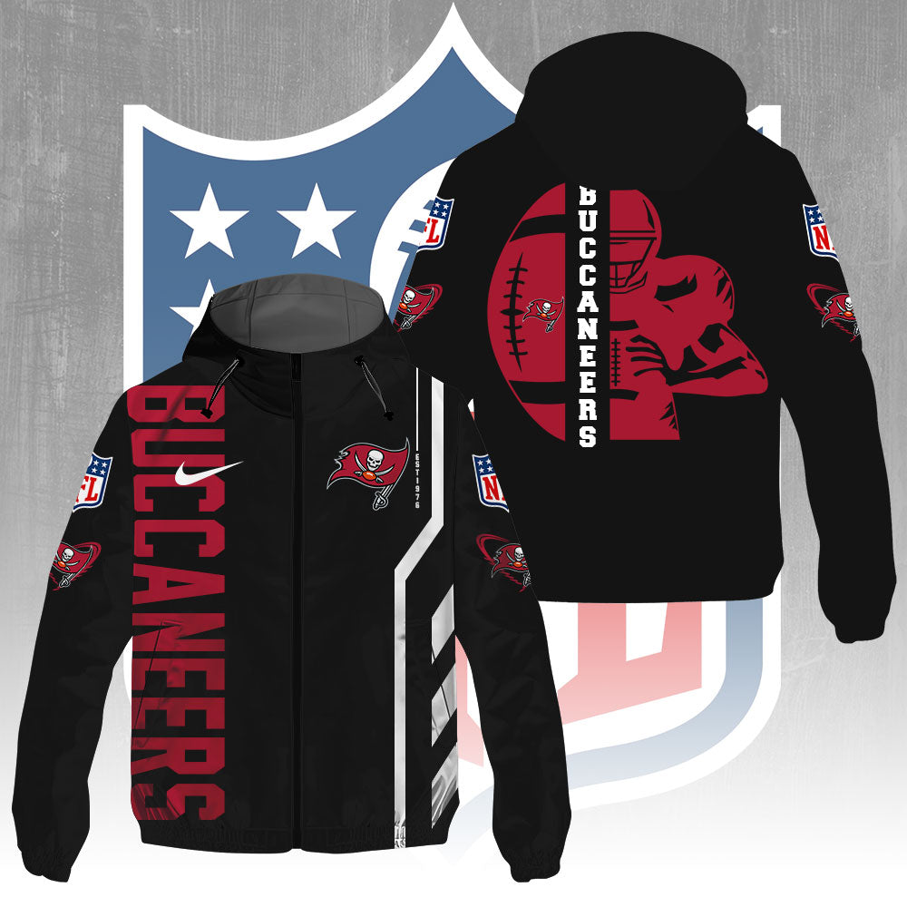 Tampa Bay Buccaneers 3D Windbreaker Jacket – GNE4374