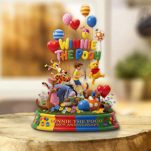 Winnie-the-Pooh 100th Anniversary 2026 Custom Shape Acrylic Plaque – TMTHU5362