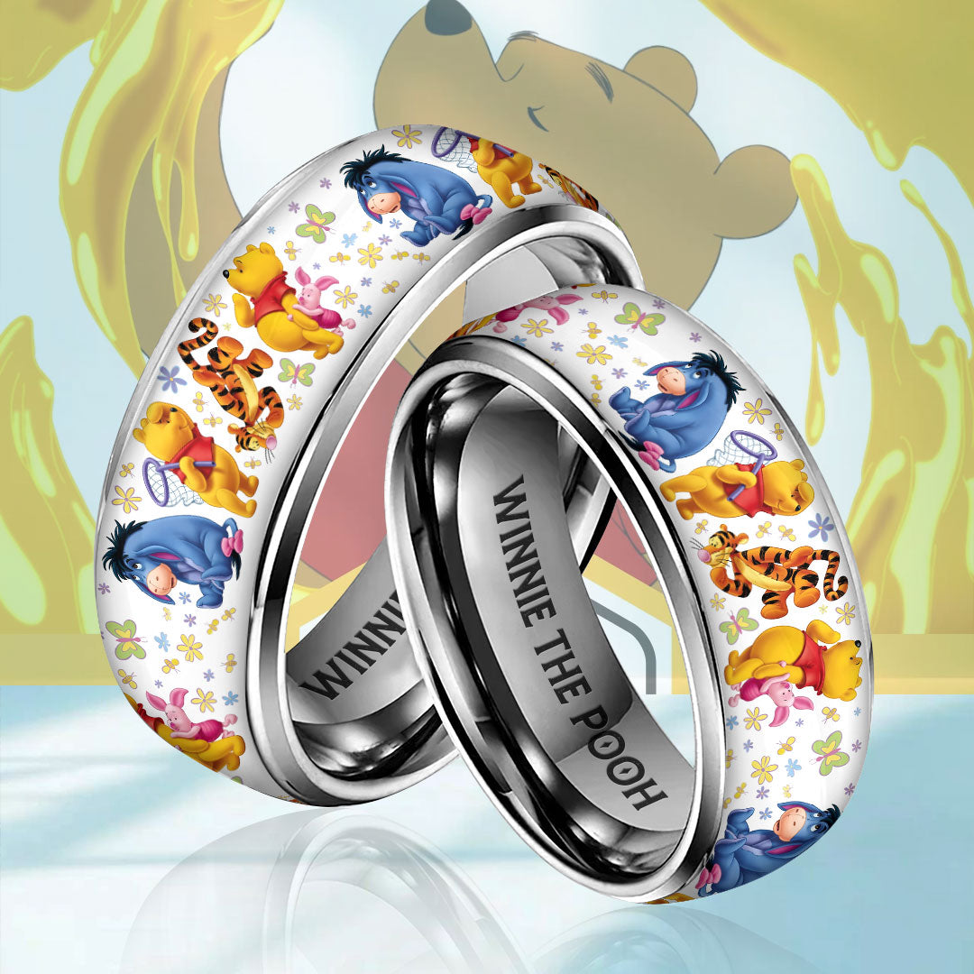 Winnie-the-Pooh 100th Anniversary 2026 Custom Alloy Ring – TMTHU5159