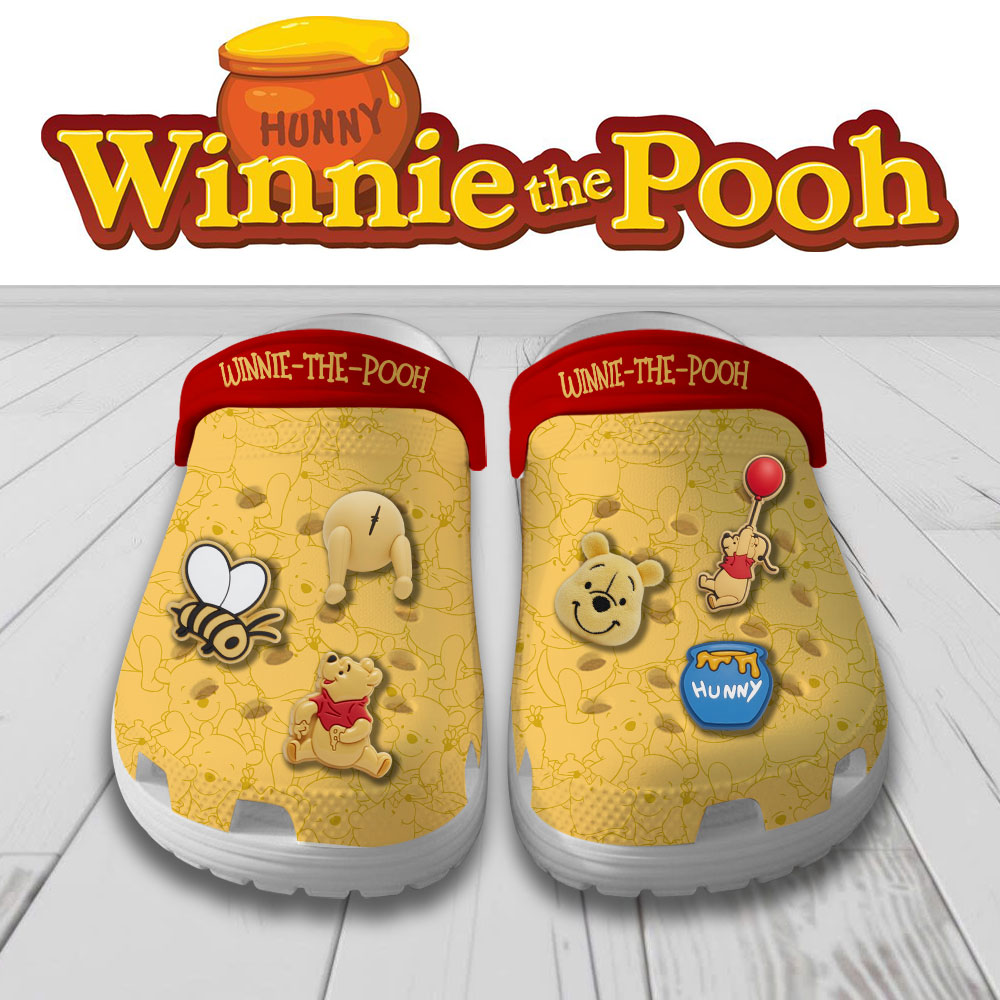 Winnie-the-Pooh 100th Anniversary 2026 Custom Clogs – TMTHU5152