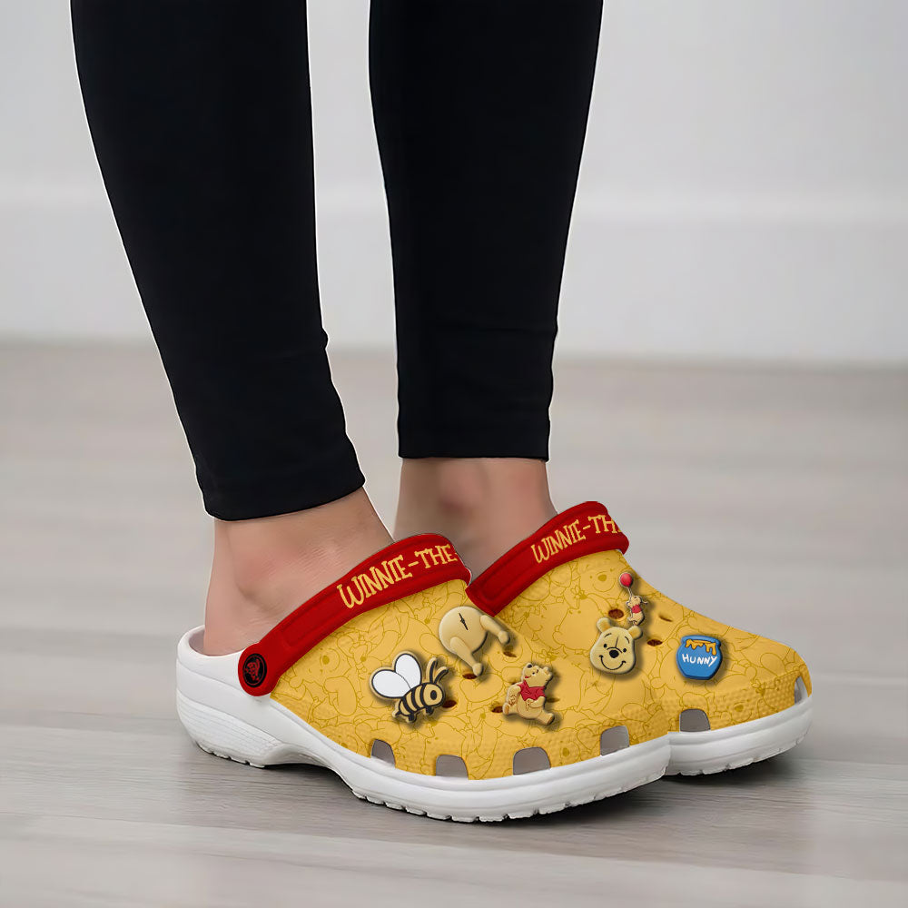 Winnie-the-Pooh 100th Anniversary 2026 Custom Clogs – TMTHU5152