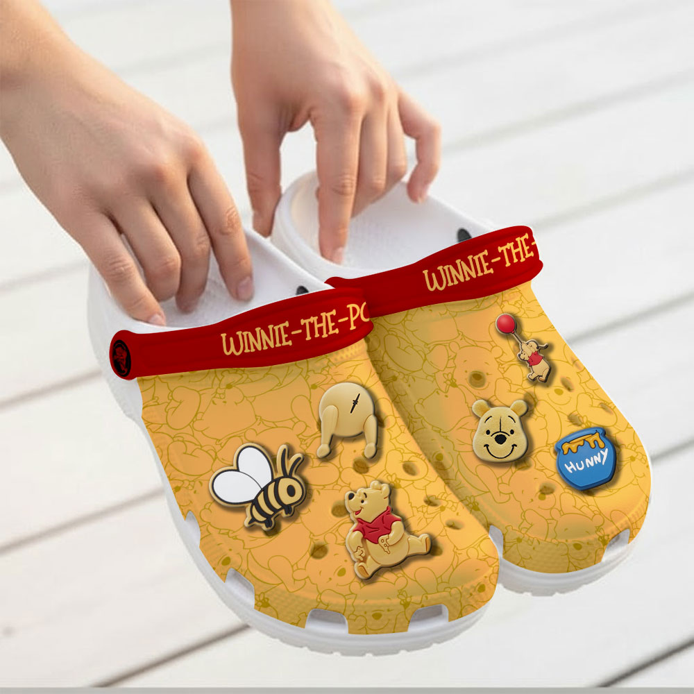 Winnie-the-Pooh 100th Anniversary 2026 Custom Clogs – TMTHU5152