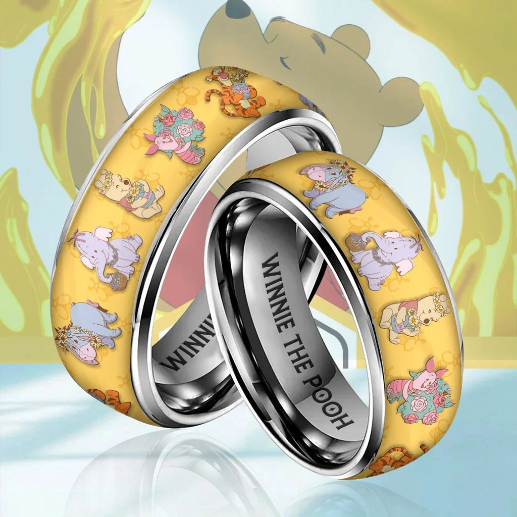 Winnie-the-Pooh 100th Anniversary 2026 Custom Alloy Ring – TMTHU9133