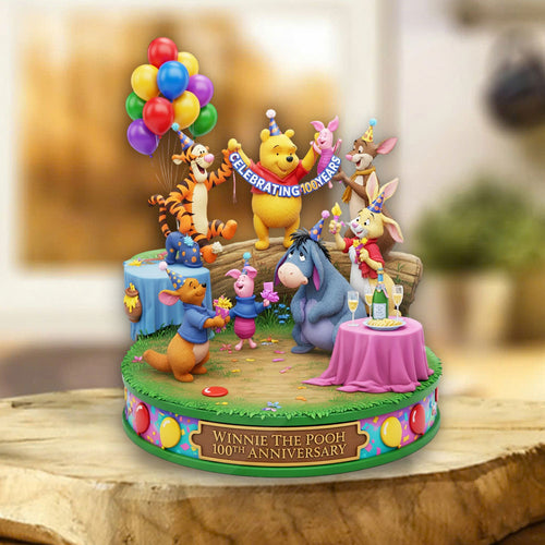 Winnie-the-Pooh 100th Anniversary Custom Shape Acrylic Plaque – TMTHU4977