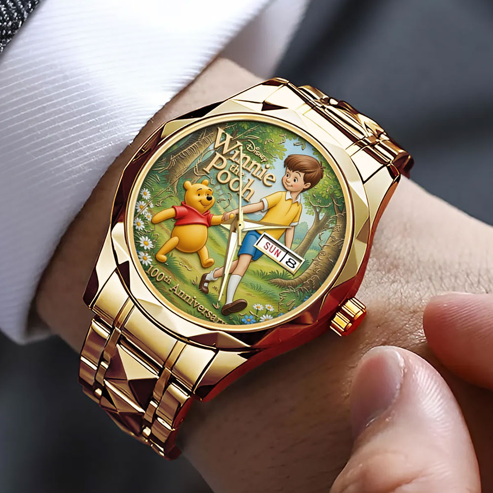 Winnie-the-Pooh 100th Anniversary Alloy Luxury Quartz Watch – TMTHU4024