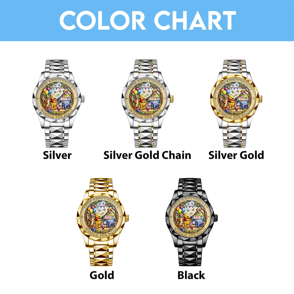 Winnie-the-Pooh 100th Anniversary Alloy Luxury Quartz Watch – TMTHU4643