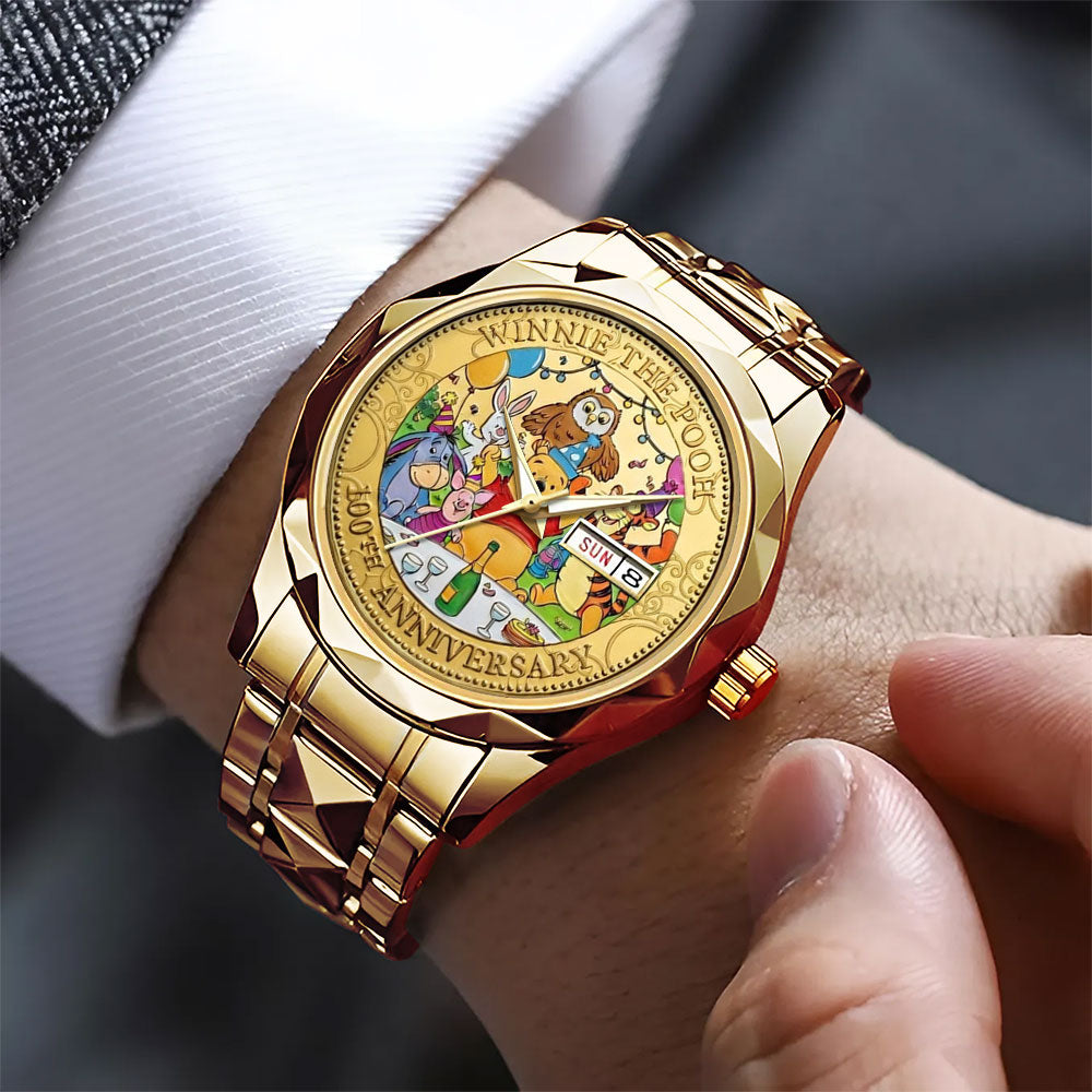 Winnie-the-Pooh 100th Anniversary Alloy Luxury Quartz Watch – TMTHU4874