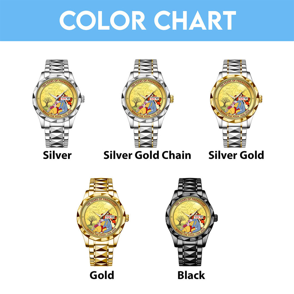 Winnie-the-Pooh 100th Anniversary Alloy Luxury Quartz Watch – HOATT15702