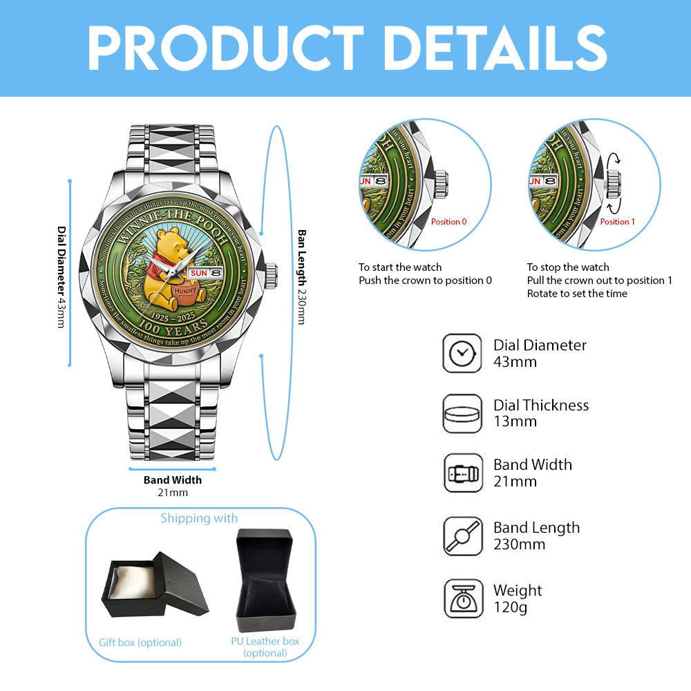 Winnie-the-Pooh 100th Anniversary Alloy Luxury Quartz Watch – MAITM14260
