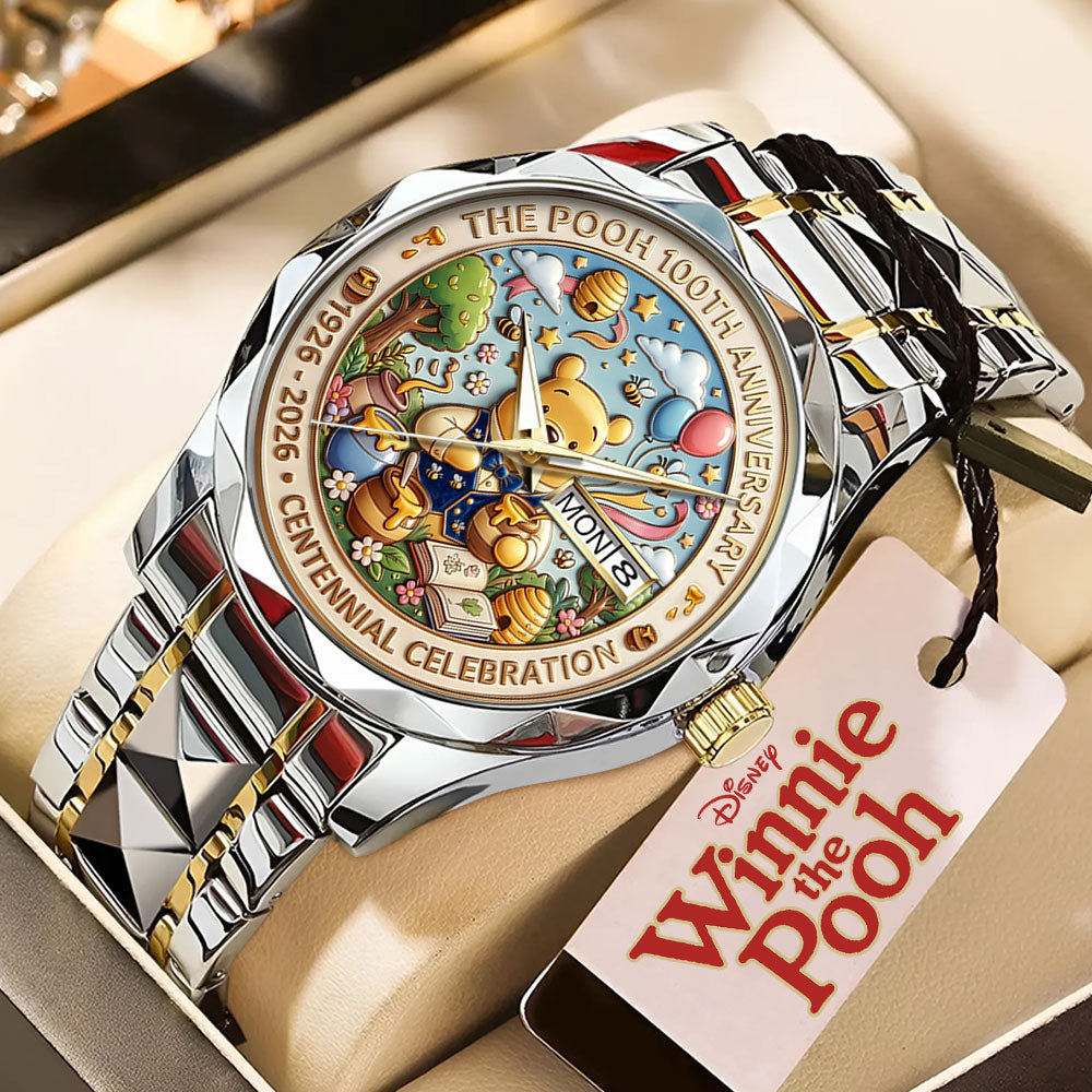 Winnie-the-Pooh 100th Anniversary Alloy Luxury Quartz Watch – MAITM14390